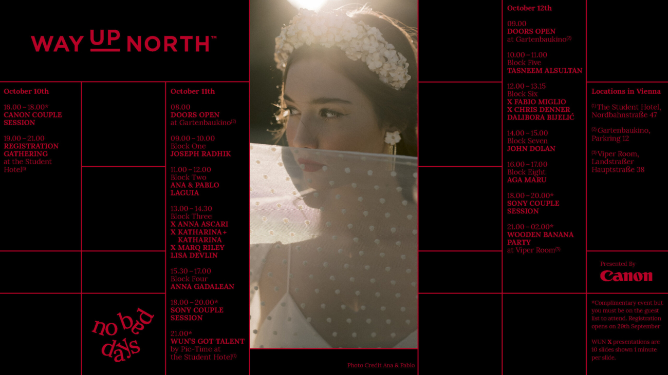 Vienna 2022 Schedule - Way Up North